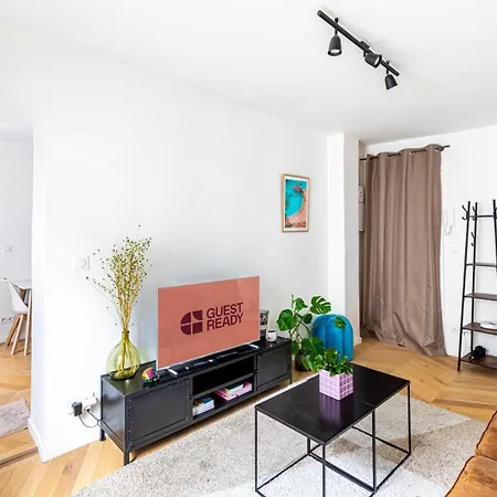 Apartment Guestready - Chic Parisian Nest Near The Metro Paris